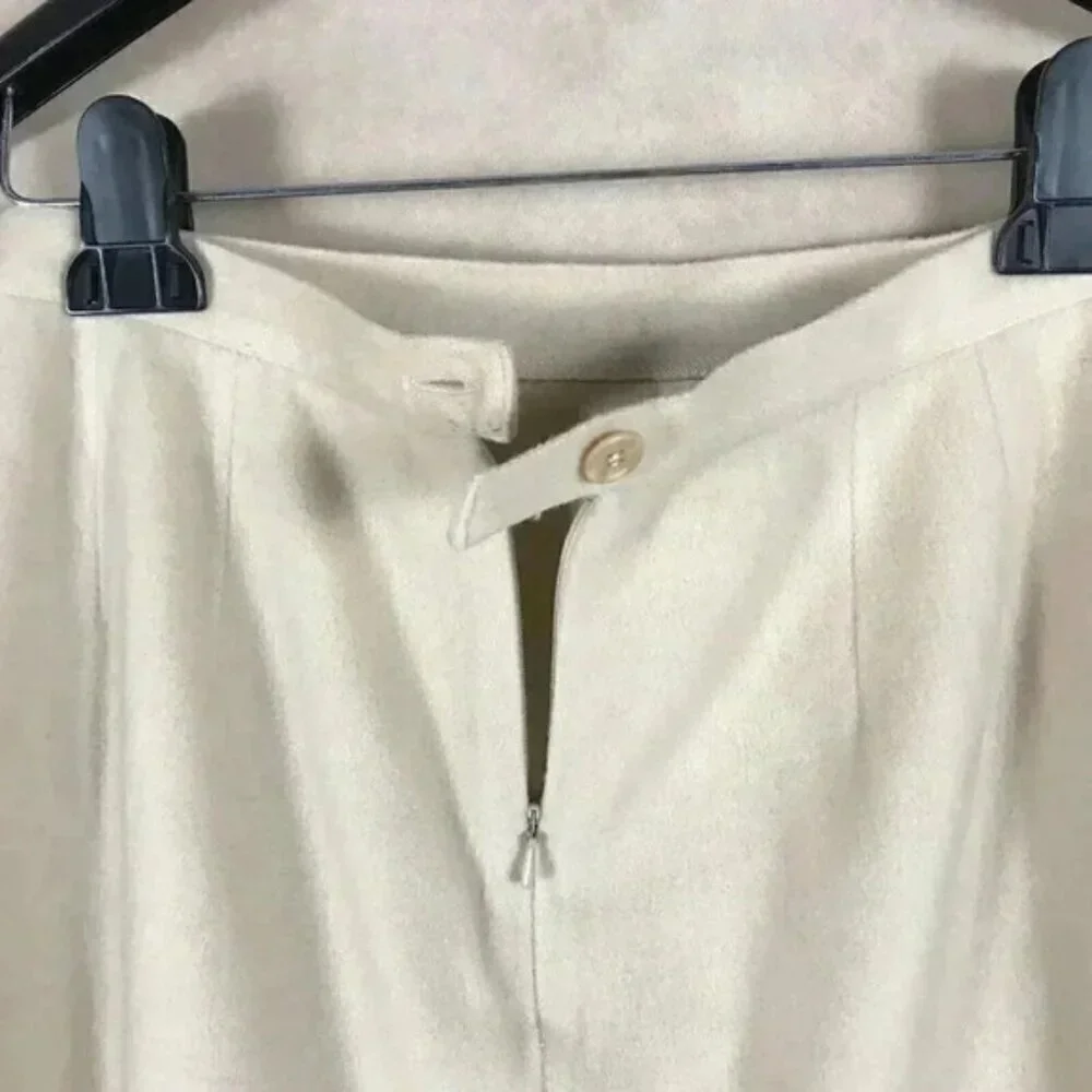 Colour Eighteen Vintage Wool Cashmere Pencil Skirt Size 8 - Picture 6 of 8